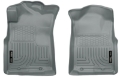 Picture of Husky Liners 05-15 Toyota Tacoma Crew-Extended-Standard Cab WeatherBeater Front Grey Floor Liners