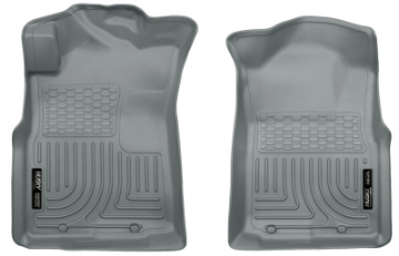 Picture of Husky Liners 05-15 Toyota Tacoma Crew-Extended-Standard Cab WeatherBeater Front Grey Floor Liners