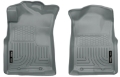 Picture of Husky Liners 05-15 Toyota Tacoma Crew-Extended-Standard Cab WeatherBeater Front Grey Floor Liners