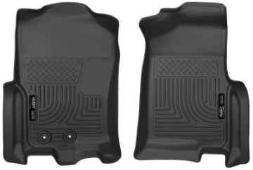 Picture of Husky Liners 2015 Ford Expedition-Lincoln Navigator WeatherBeater Front Black Floor Liners