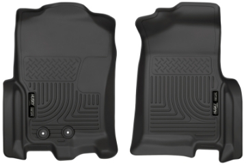 Picture of Husky Liners 2015 Ford Expedition-Lincoln Navigator WeatherBeater Front Black Floor Liners