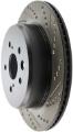 Picture of StopTech Slotted & Drilled Sport Brake Rotor Left Rear 13-14 Lexus GS300-350-400-430
