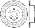 Picture of StopTech Slotted & Drilled Sport Brake Rotor Right Rear 13-14 Lexus GS300-350-400-430