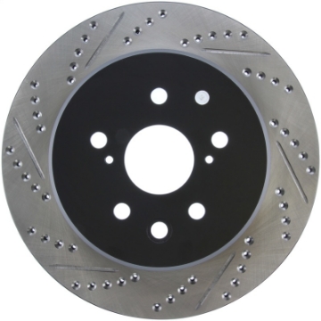 Picture of StopTech Slotted & Drilled Sport Brake Rotor Right Rear 13-14 Lexus GS300-350-400-430