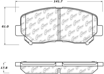Picture of StopTech Performance Front Brake Pads 13-14 Dodge Dart-Jeep Cherokee