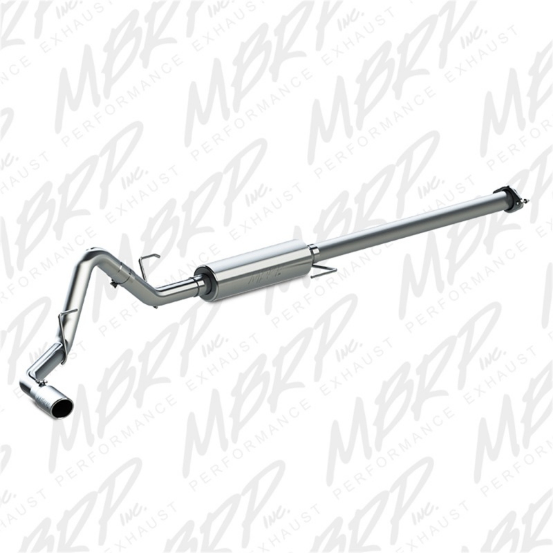 Picture of MBRP 2015 Ford F-150 2-7L - 3-5L EcoBoost 3in Cat Back Single Side Alum Exhaust System