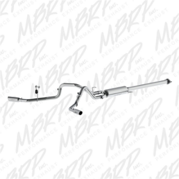 Picture of MBRP 2015 Ford F-150 2-7L - 3-5L EcoBoost 2-5in Cat Back Dual Side Split Alum Exhaust System