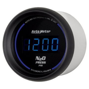 Picture of Autometer Ultra-Lite 2-1-16in 1600 PSI Digital Nitrous Pressure Gauge - Black