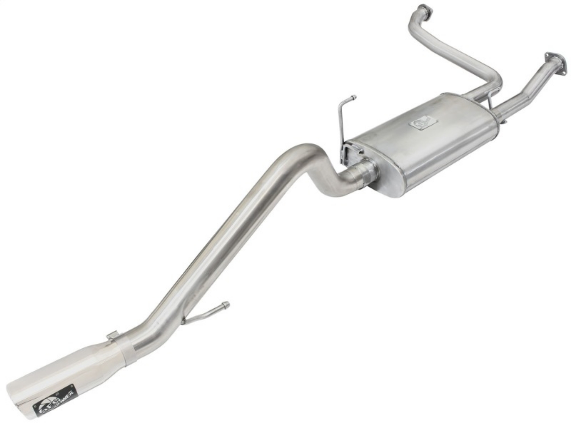 Picture of aFe MACHForce XP Exhaust Cat-Back 2-5-3in SS-409 w- Polished Tip 05-15 Nissan Xterra V6 4-0L