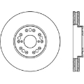 Picture of StopTech Power Slot 93-05 Lexus GS Series - 00-05 IS300 - 93-94 LS Front Left Cryo Slotted Rotor
