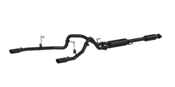 Picture of MBRP 2015 Ford F-150 5-0L 3in Cat Back Dual Split Rear Exit Black Exhaust System