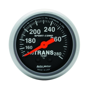 Picture of Autometer Sport Comp 140-280F Trans Temp Gauge