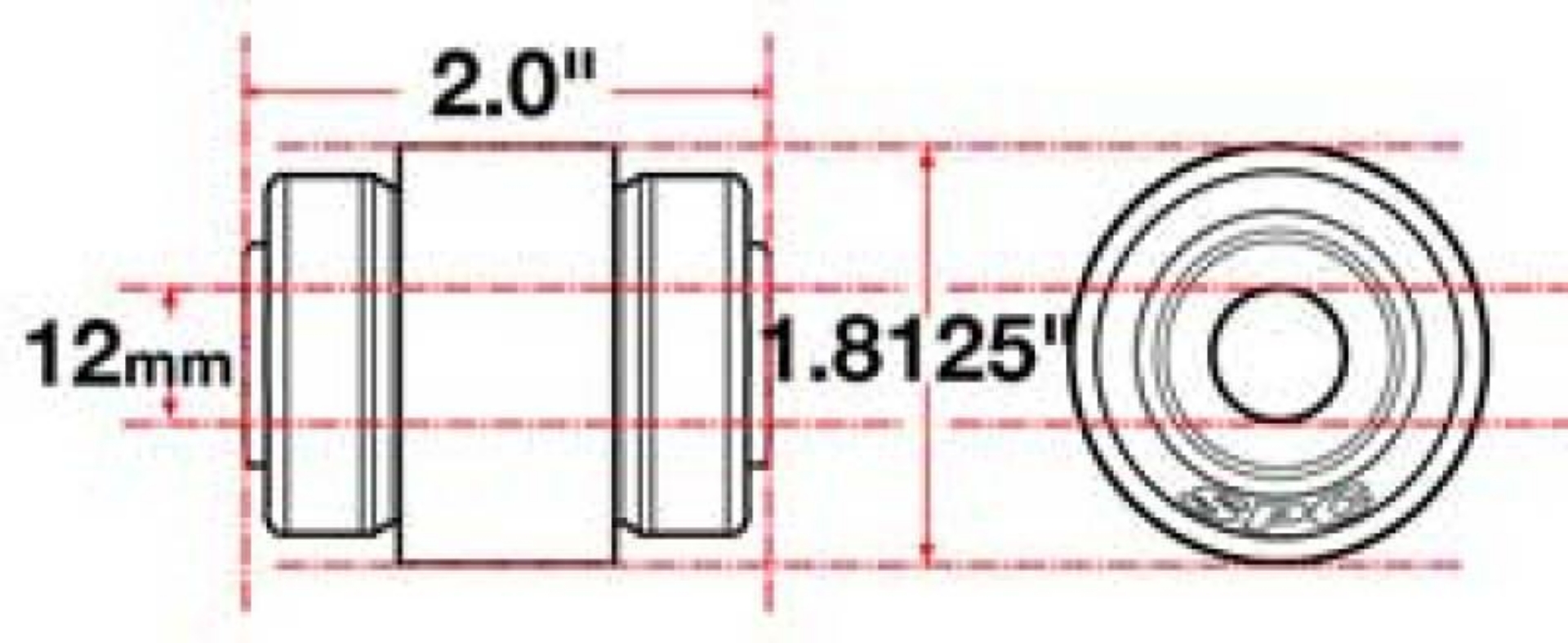 Picture of SPC Performance Flex Joint X-AXIS Jeep JK Front UCA 12mm X 2 X 1-8125