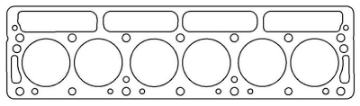 Picture of Cometic Triumph TR6 HD 76mm -080 inch Copper Head Gasket