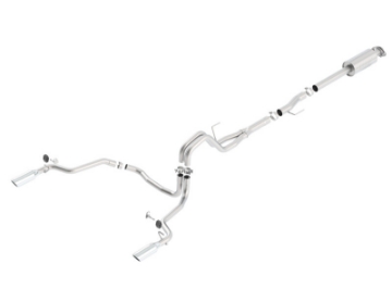 Picture of Borla 15-16 Ford F-150 3-5L EcoBoost Ext- Cab Std- Bed Catback Exhaust ATAK Single Split Rear Exit
