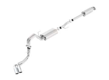 Picture of Borla 15-16 Ford F-150 3-5L EcoBoost Ext- Cab Std- Bed Catback Exhaust S-Type Truck Side Exit