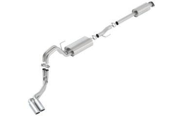 Picture of Borla 15-16 Ford F-150 3-5L EcoBoost Ext- Cab Std- Bed Catback Exhaust S-Type Truck Side Exit