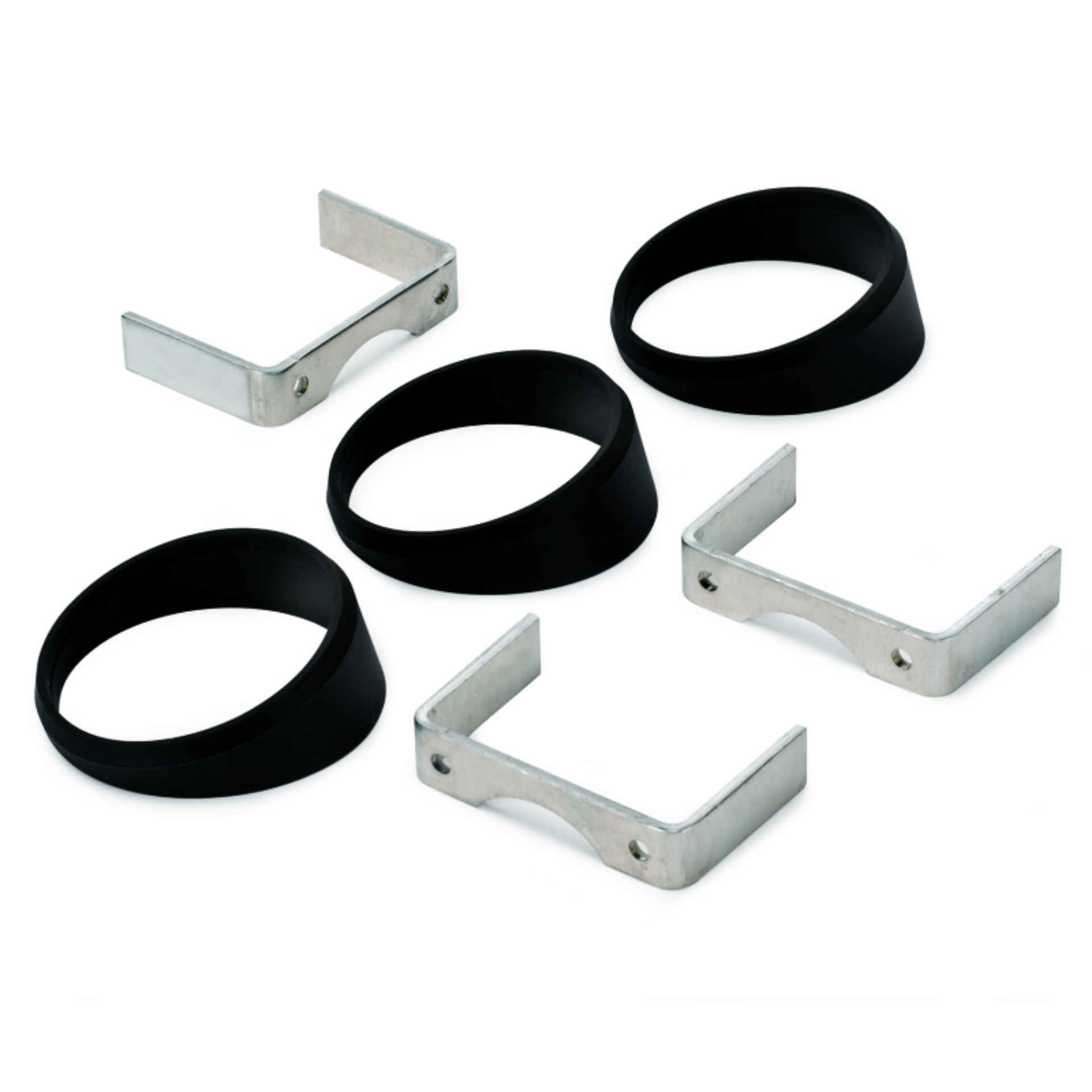 Picture of Autometer Gauge Mount Angle Rings Black 3 Pieces for 2 5-8in Gauges