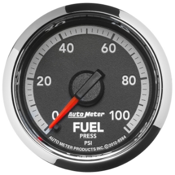 Picture of Autometer Factory Match 2 1-6in Full Sweep Electronic 0-100 PSI Fuel Pressure Gauge Dodge Ram Gen 4