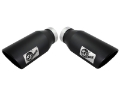 Picture of aFe Diesel Exhaust Tip Bolt On Black 4in Inlet x 6in Outlet x 15in