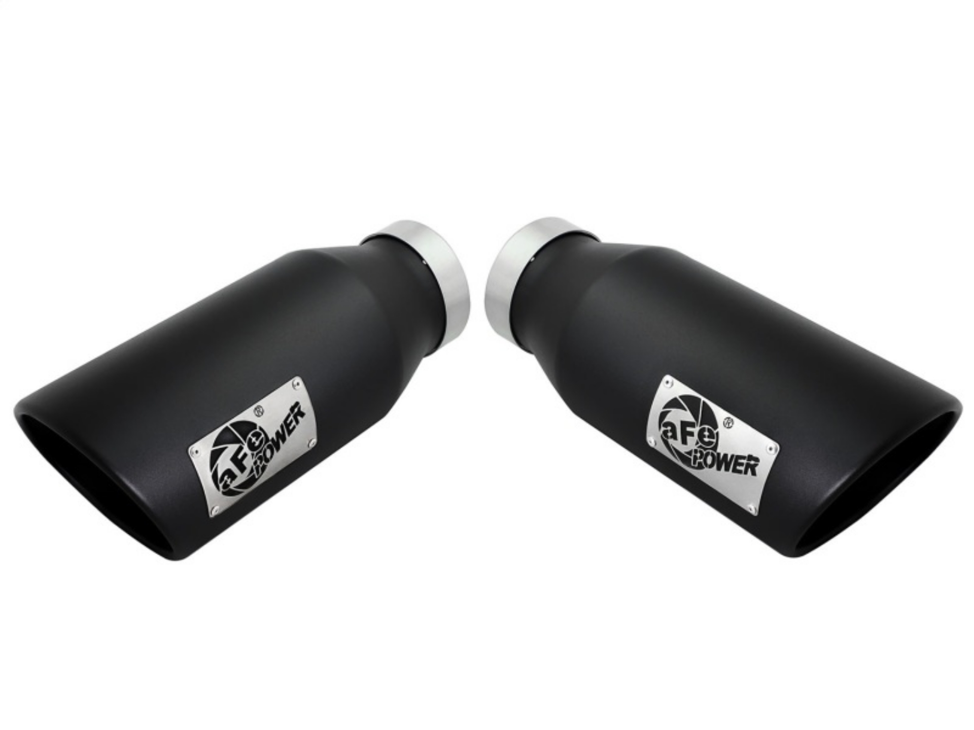Picture of aFe Diesel Exhaust Tip Bolt On Black 4in Inlet x 6in Outlet x 15in