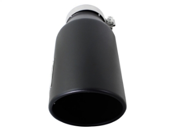 Picture of aFe Diesel Exhaust Tip Bolt On Black 4in Inlet x 6in Outlet x 15in
