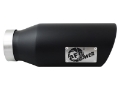 Picture of aFe Diesel Exhaust Tip Bolt On Black 4in Inlet x 6in Outlet x 15in