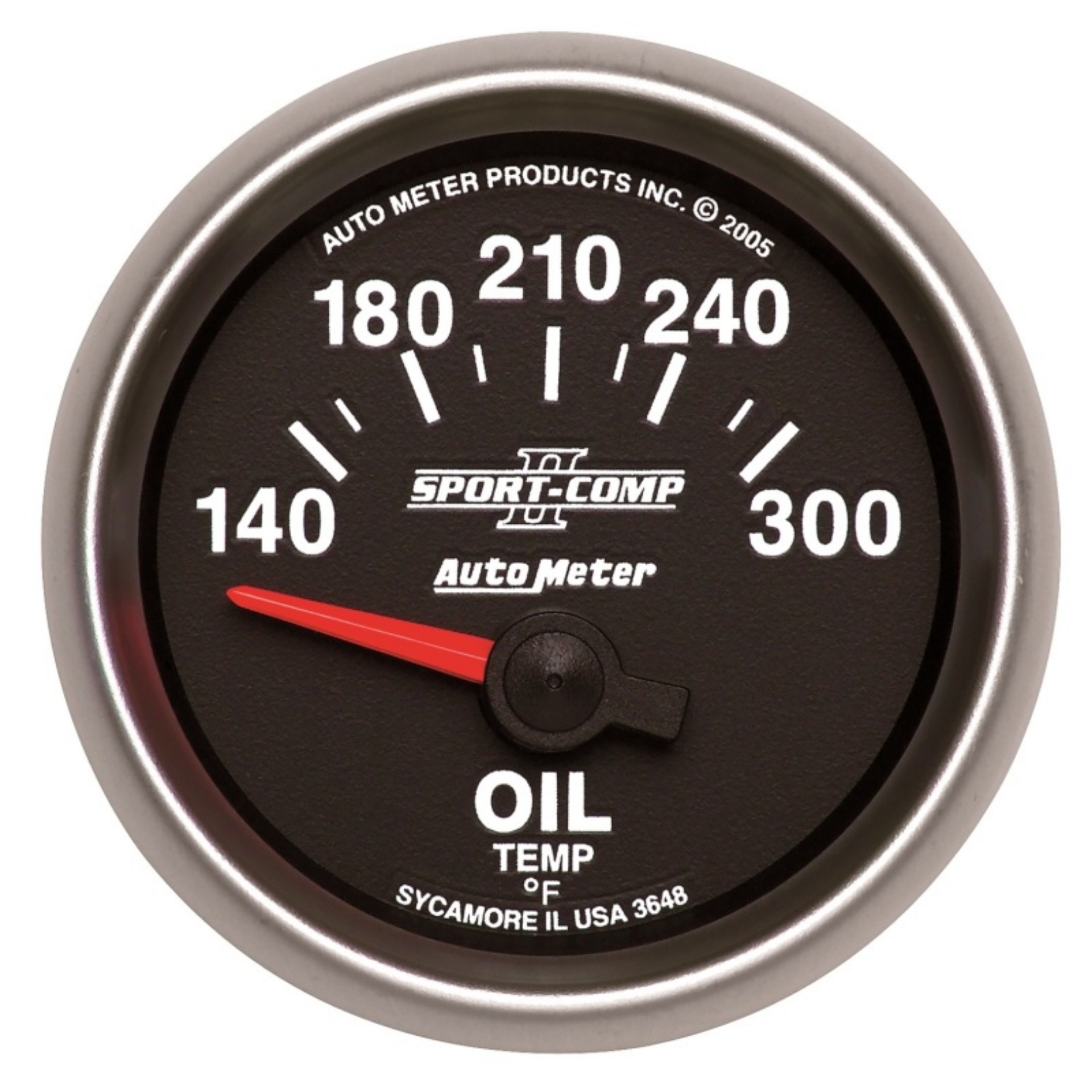 Picture of Autometer Sport-Comp II Electronic 140-300 Deg F Oil Temp Gauge