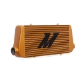 Picture of Mishimoto Universal Gold R Line Intercooler Overall Size: 31x12x4 Core Size: 24x12x4 Inlet - Outlet