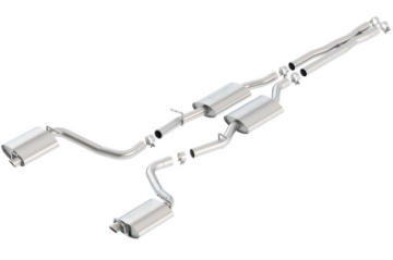 Picture of Borla 15-16 Dodge Charger R-T 5-7L No Tip Use Factory Valence Single Split Rear Exit S-Type Exhaust