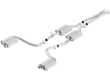Picture of Borla 15-16 Dodge Charger R-T 5-7L No Tip Use Factory Valence Single Split Rear Exit ATAK Exhaust