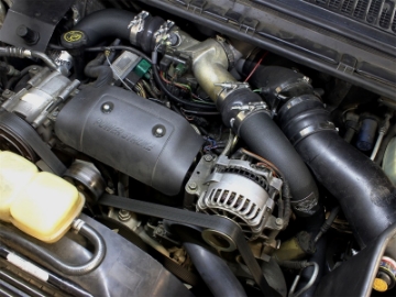 Picture of aFe Bladerunner Intercoolers I-C Tube 3in Hot-Cold Ford F-250-F-350 99-03 V8-7-3L - Black