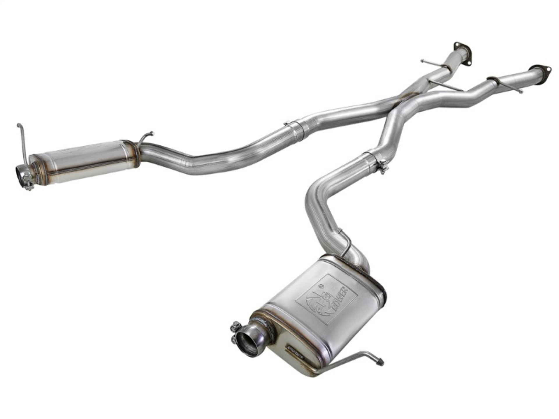 Picture of aFe MACHForce XP Cat-Back Exhaust Stainless No Tips 12-15 Jeep Grand Cherokee SRT-SRT-8 V8 Hemi 6-4L