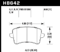 Picture of Hawk 2009-2014 Audi A4 DTC-30 Rear Brake Pads