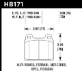 Picture of Hawk 69-77 & 84-89 Porsche 911 DTC-70 Front Race Brake Pads