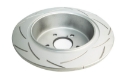 Picture of DBA 05-08 Subaru Outback Rear T2 Slotted Street Series Rotor