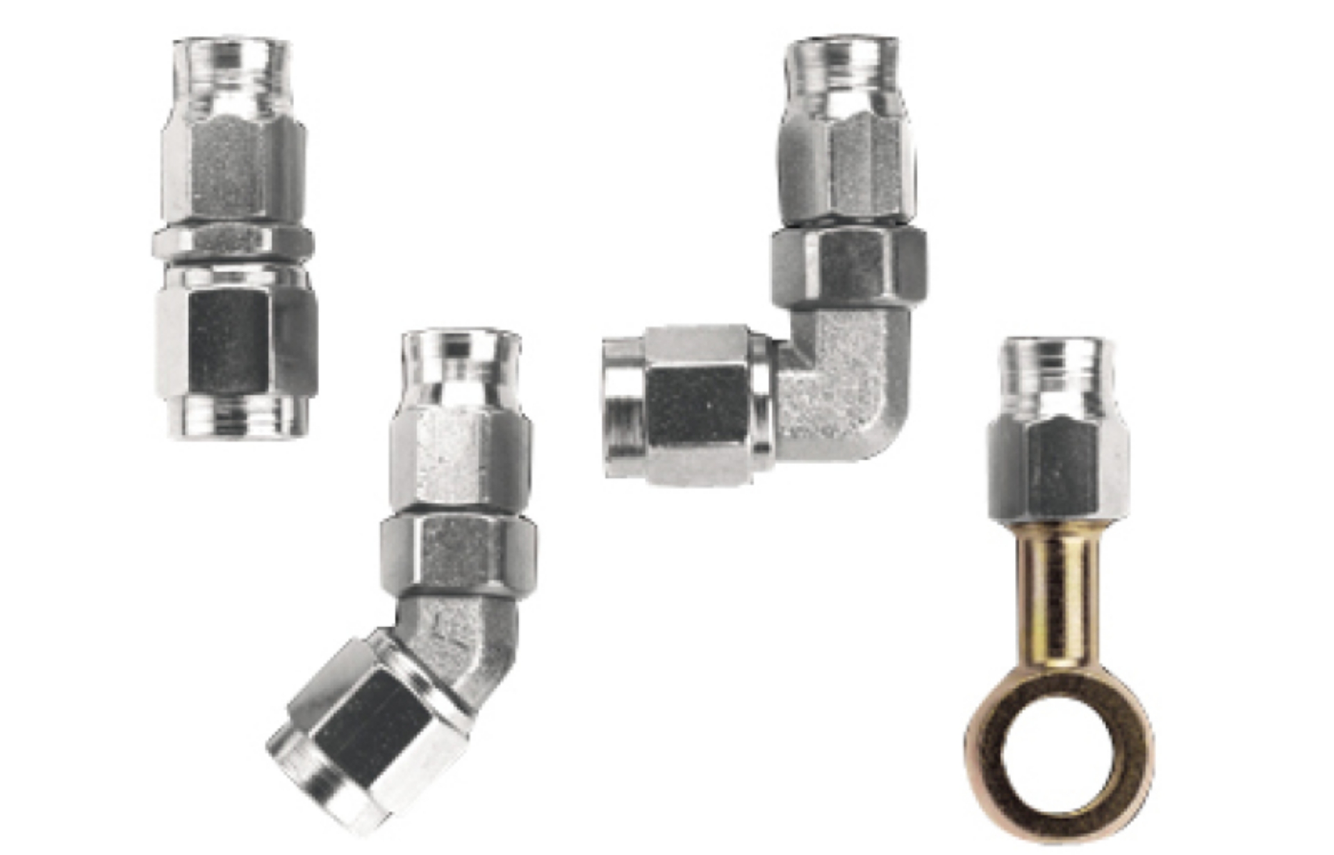 Picture of Fragola -4AN Race-Rite Crimp-On Hose End Straight