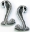 Picture of Ford Racing 2007-2009 Mustang SVT Cobra Snake Fender Emblems