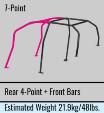 Picture of Cusco Roll Cage Chro-Moly 7P 4 Passenger 07-14 Subaru Impreza GRB S-O - No Cancel