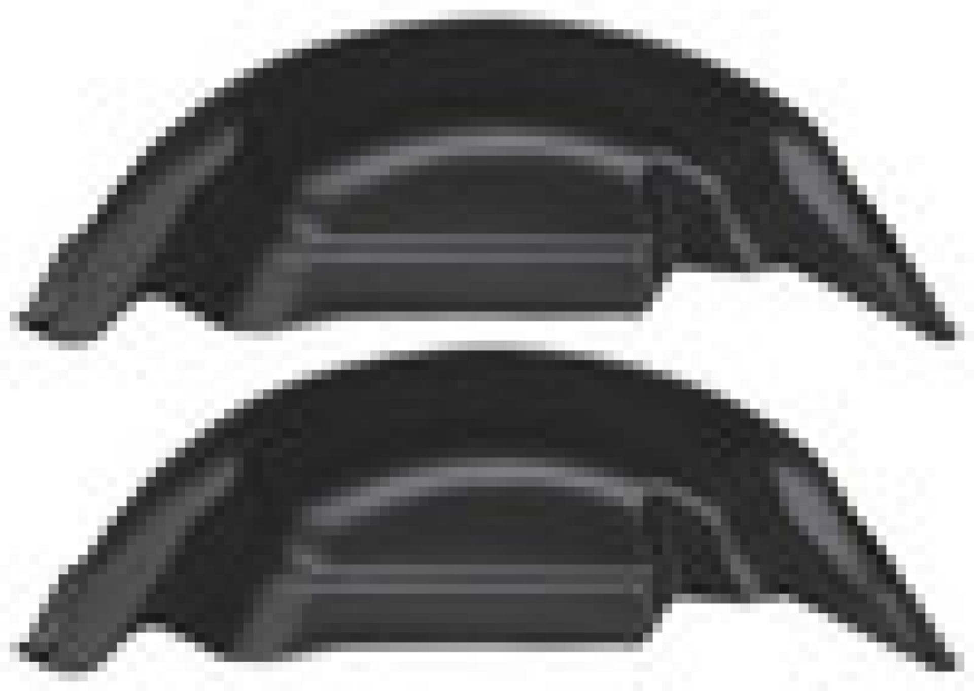 Picture of Husky Liners 15-20 Ford F-150 Black Rear Wheel Well Guards