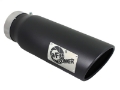 Picture of aFe Diesel Exhaust Tip Bolt On Black 4in Inlet x 5in Outlet x 15in