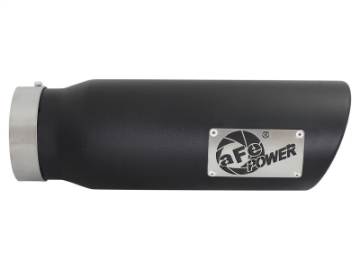 Picture of aFe Diesel Exhaust Tip Bolt On Black 4in Inlet x 5in Outlet x 15in