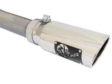 Picture of aFe MACHForce XP Exhaust 3in SS Dual Side Ext CB w- Polished Tips 2015 Ford F150 5-0L V8 CC-SB EC-LB