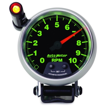 Picture of Autometer GS Quick Lite 3 3-4in 10k RPM Pedestal Tachometer