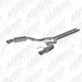 Picture of MBRP 15 Ford Mustang GT 5-0 Convertible T409 3in Cat Back Dual Split Rear Exit Street Version