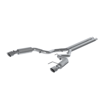 Picture of MBRP 15 Ford Mustang GT 5-0 Convertible T409 3in Cat Back Dual Split Rear Exit Race Version