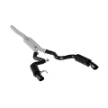 Picture of MBRP 15-18 Ford Mustang EcoBoost 2-3L Black 3in Cat Back Dual Split Rear Exit Street Version