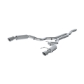 Picture of MBRP 15-19 Ford Mustang EcoBoost 2-3L Alum 3in Cat Back Dual Split Rear Exit Race Version