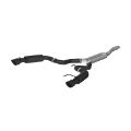 Picture of MBRP 15-19 Ford Mustang EcoBoost 2-3L Black 3in Cat Back Dual Split Rear Exit Race Version