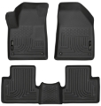Picture of Husky Liners 15-22 Jeep Cherokee WeatherBeater Combo Black Floor Liners